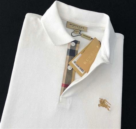 camisetas tipo polo burberry precio|Camisetas de marca para hombre .